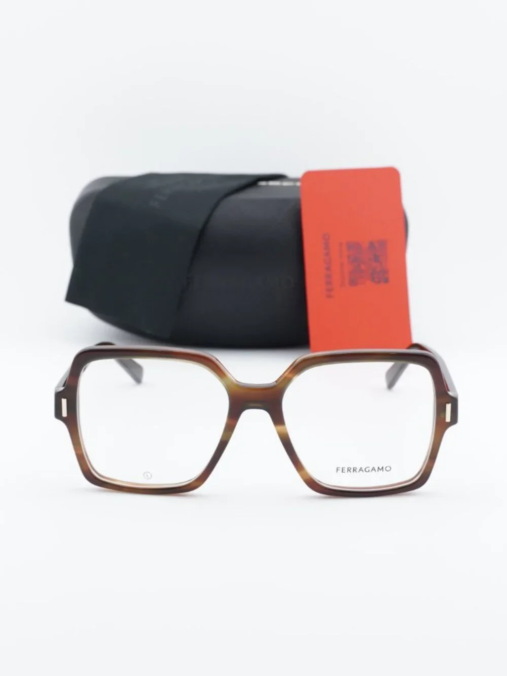Salvatore Ferragamo SF3031 280 Square Eyeglasses 56mm – Brown